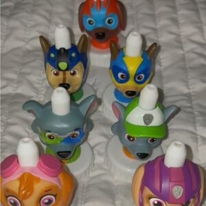 Seven Paw Patrol Good2Grow bottle toppers